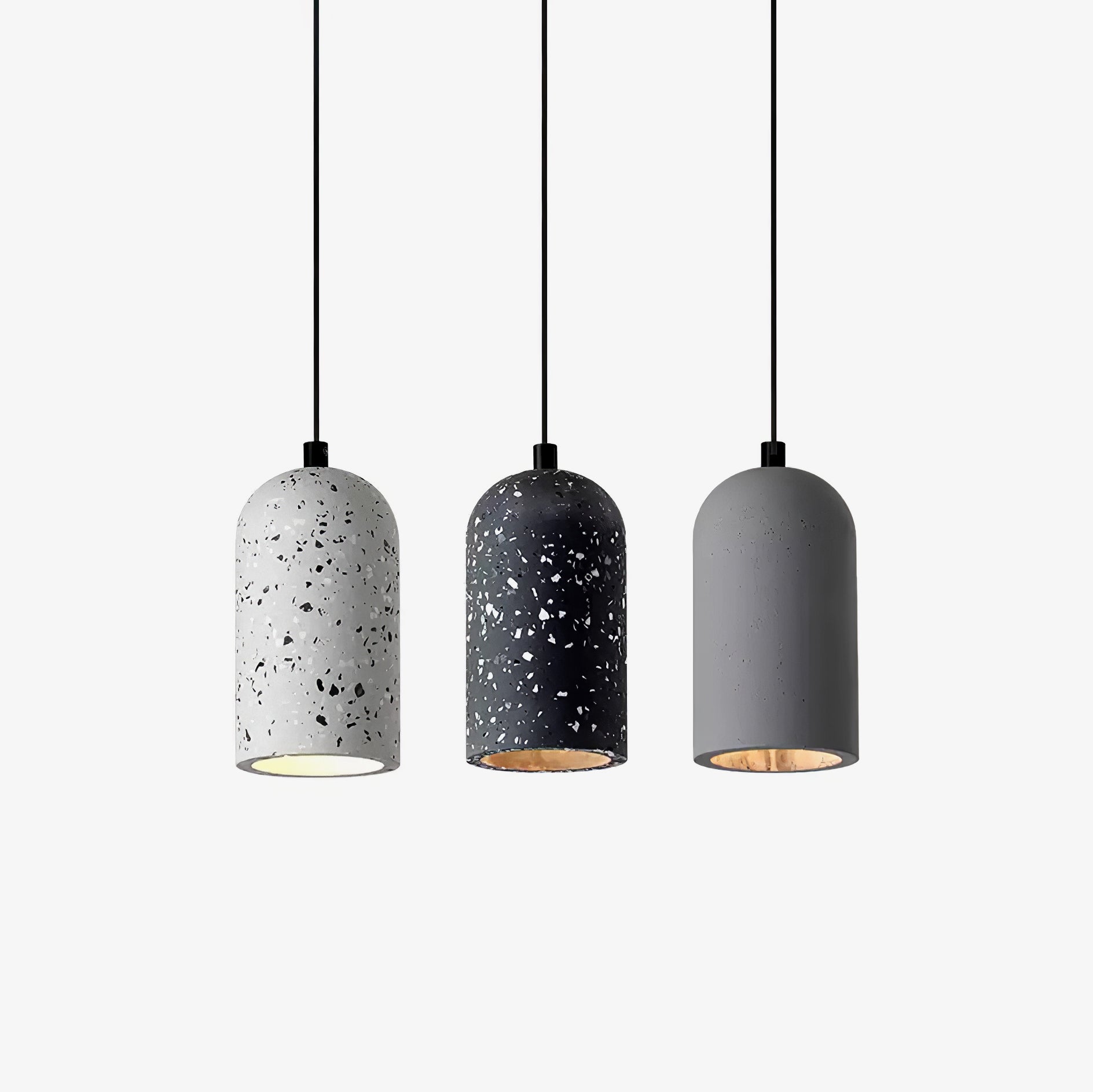Zeloran Terrazzo Industrie-Pendelleuchte-Letslighting