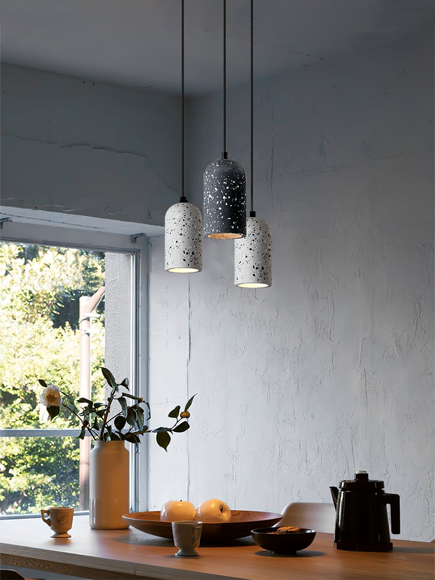 Zeloran Terrazzo Industrie-Pendelleuchte-Letslighting