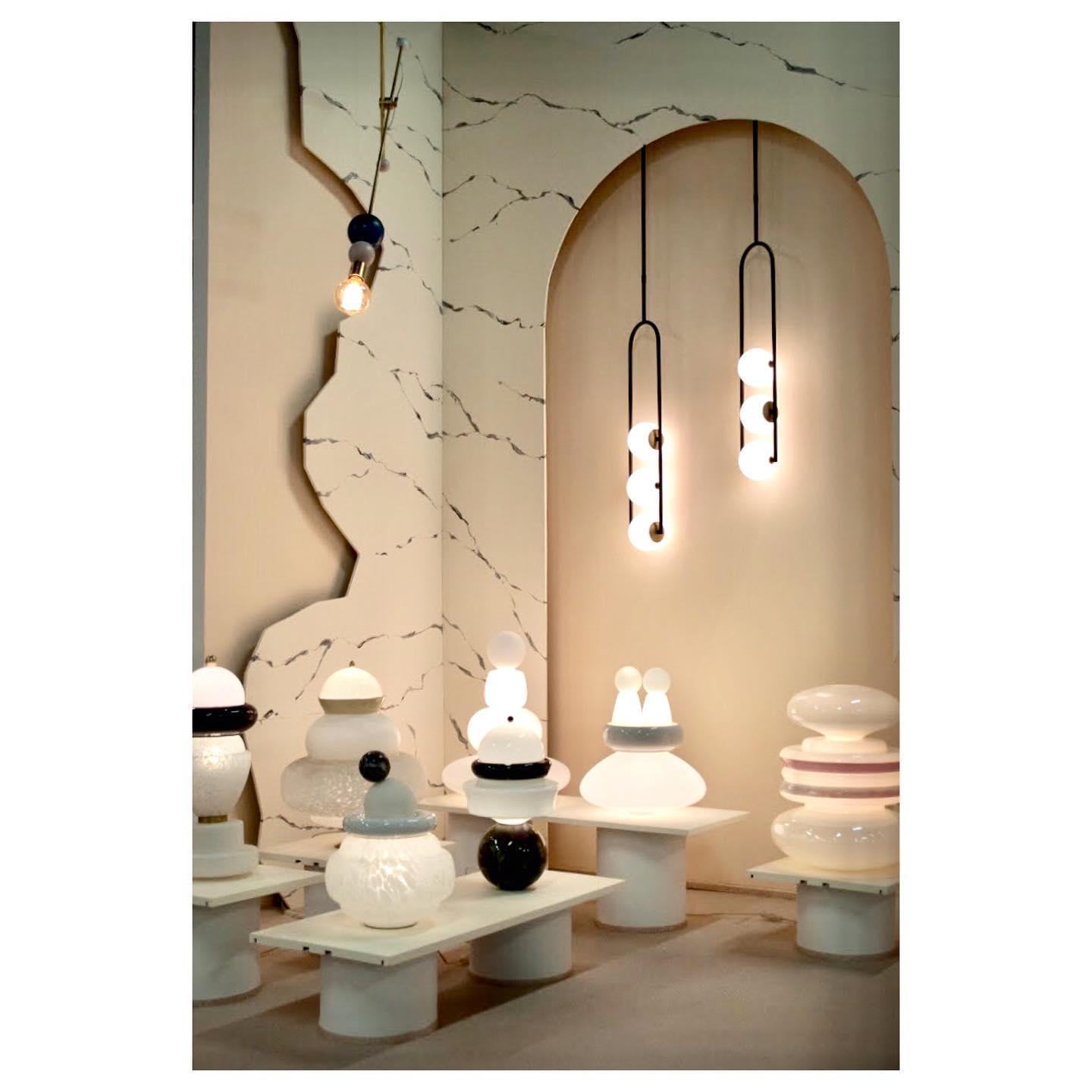 Evelaris Moderne Nordische Kunstglas-Pendelleuchte-Letslighting