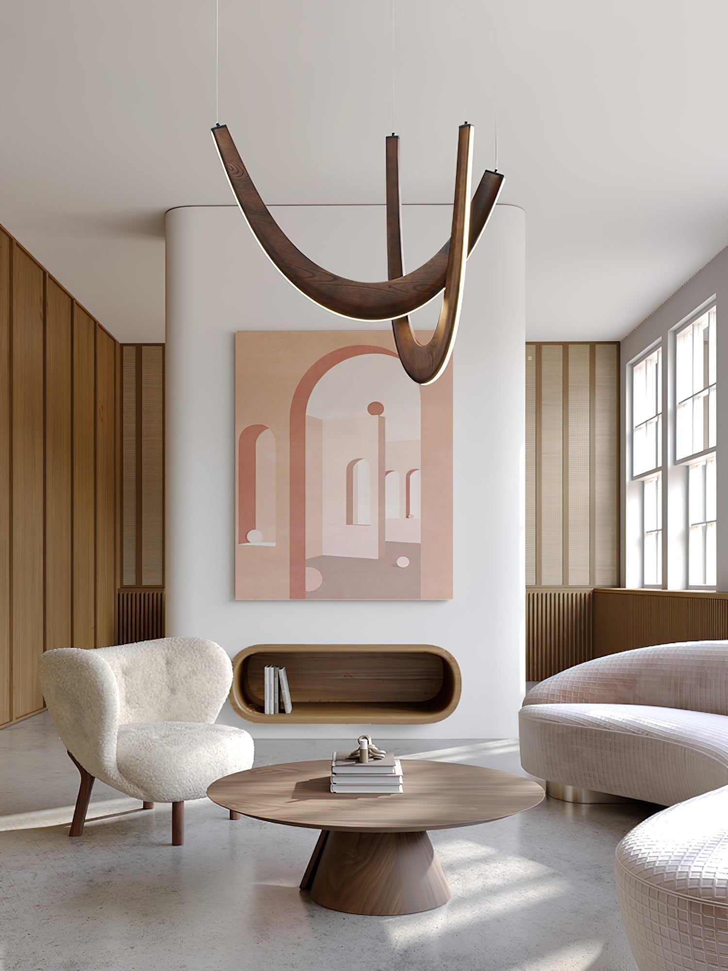 Lumora Holz Pendelleuchte-Letslighting