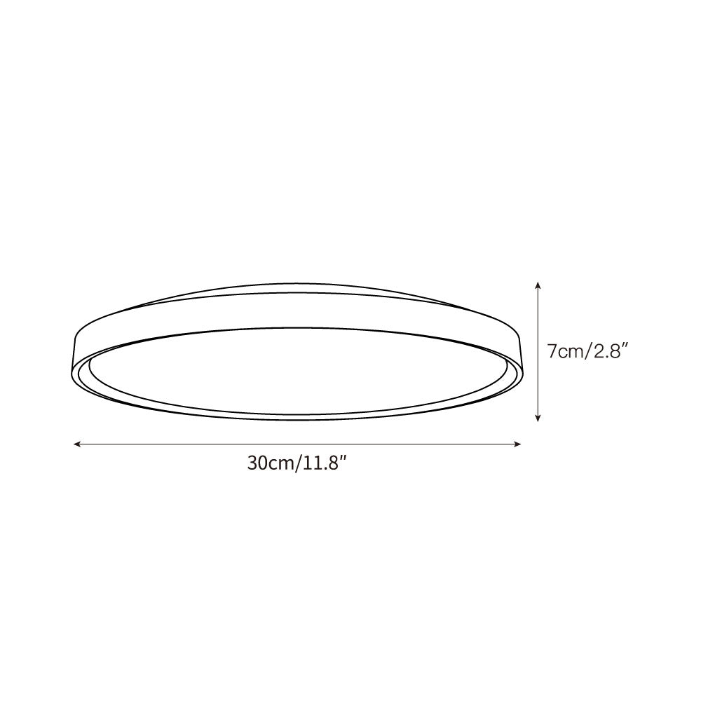 Symiror Modern Minimalist Round Travertine Ceiling Lamp - Letslighting