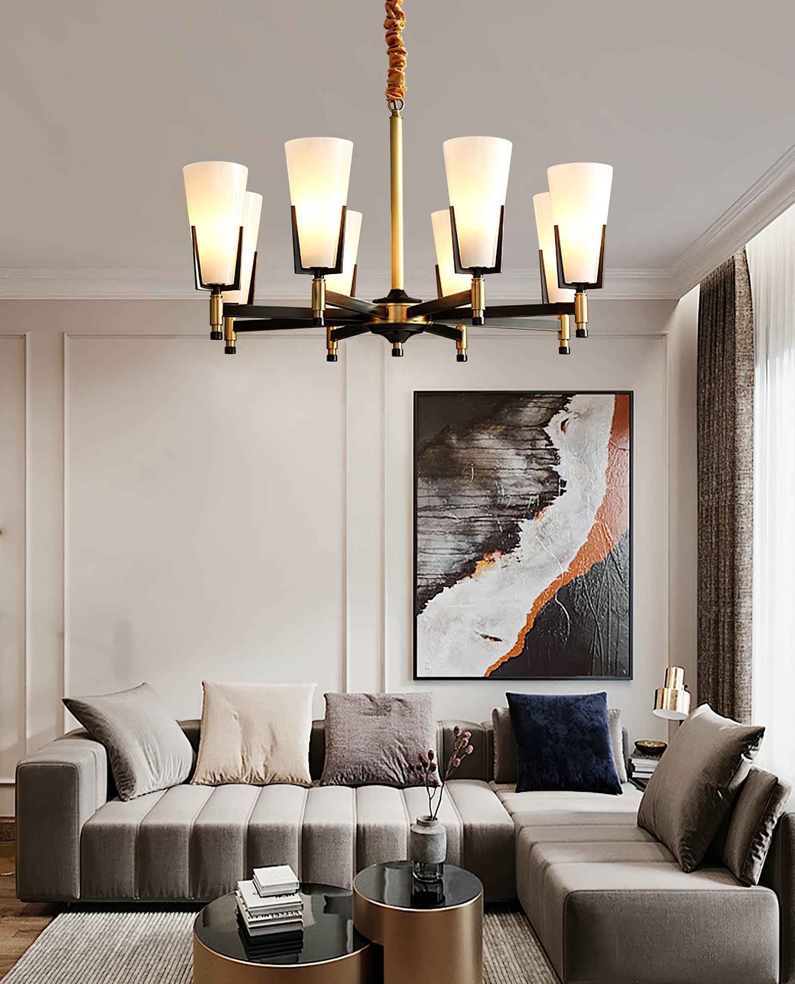 Gleam Luxus Messing Kronleuchter-Letslighting