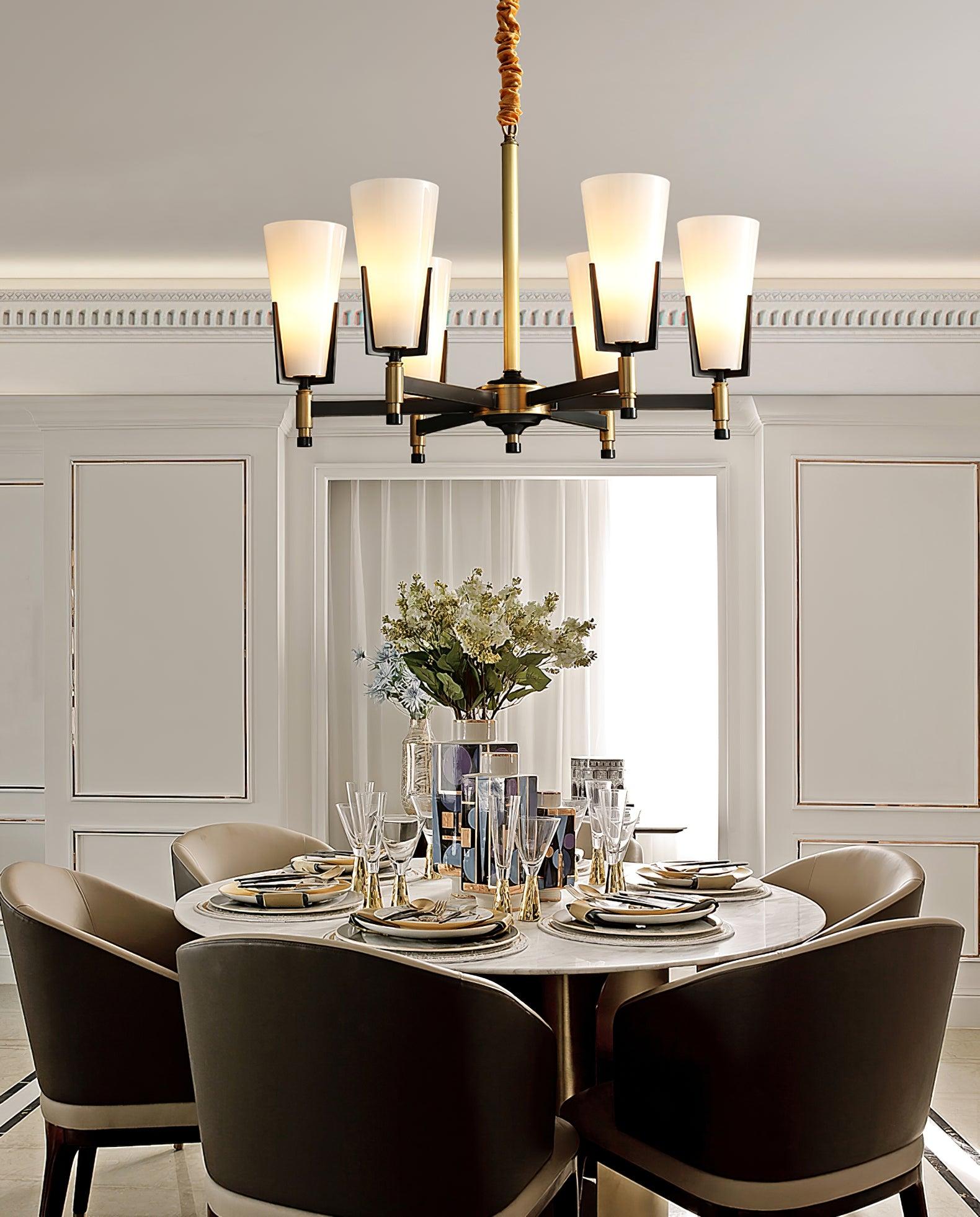 Gleam Luxus Messing Kronleuchter-Letslighting