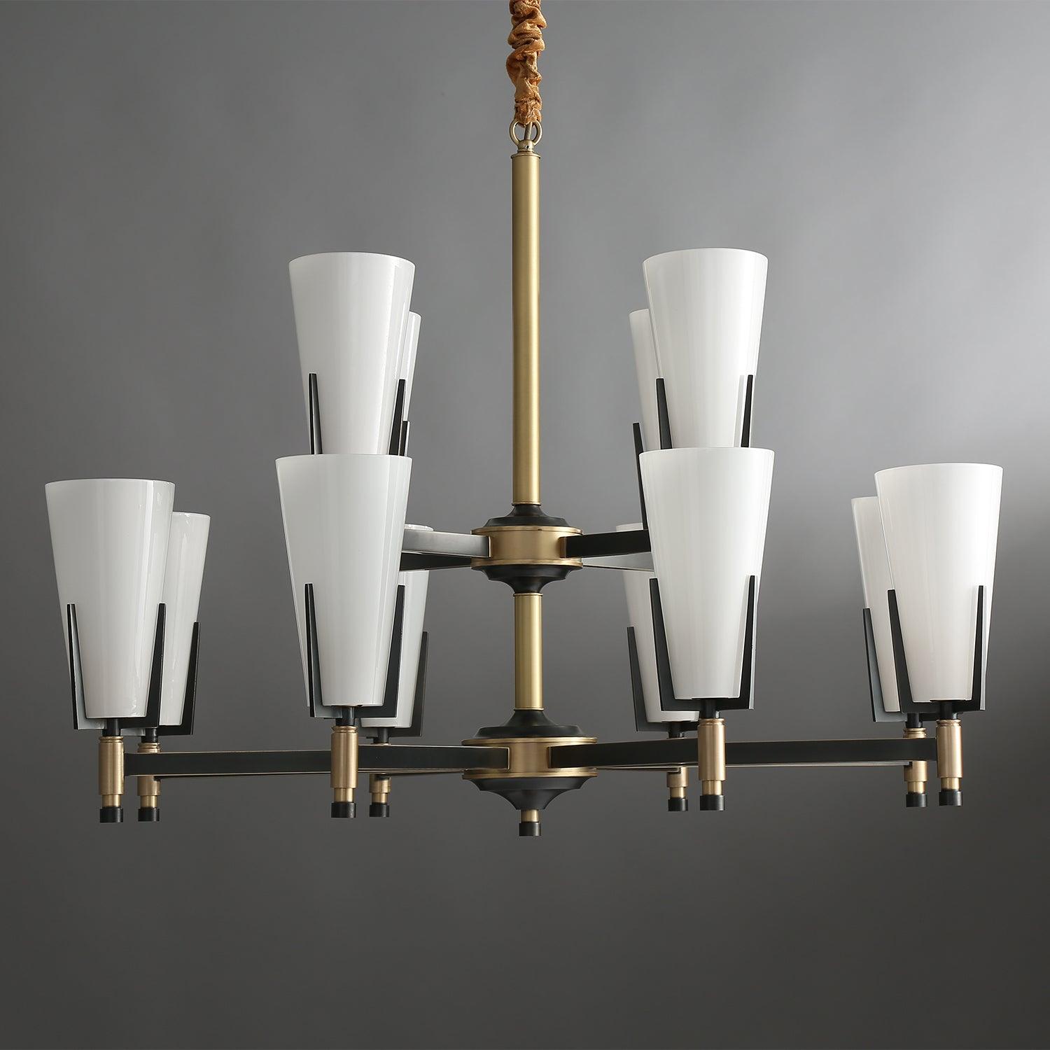 Gleam Luxus Messing Kronleuchter-Letslighting