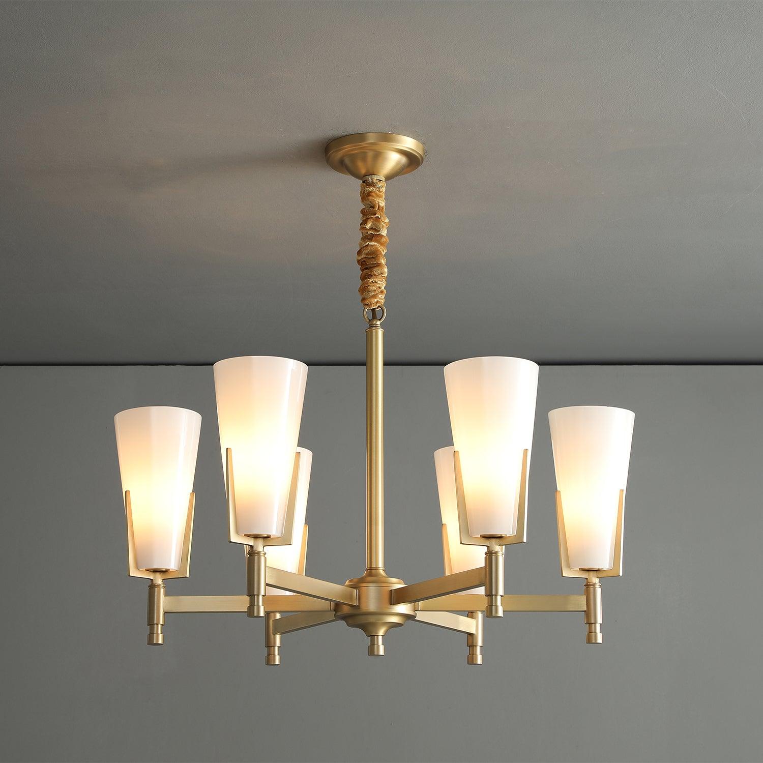Gleam Luxus Messing Kronleuchter-Letslighting