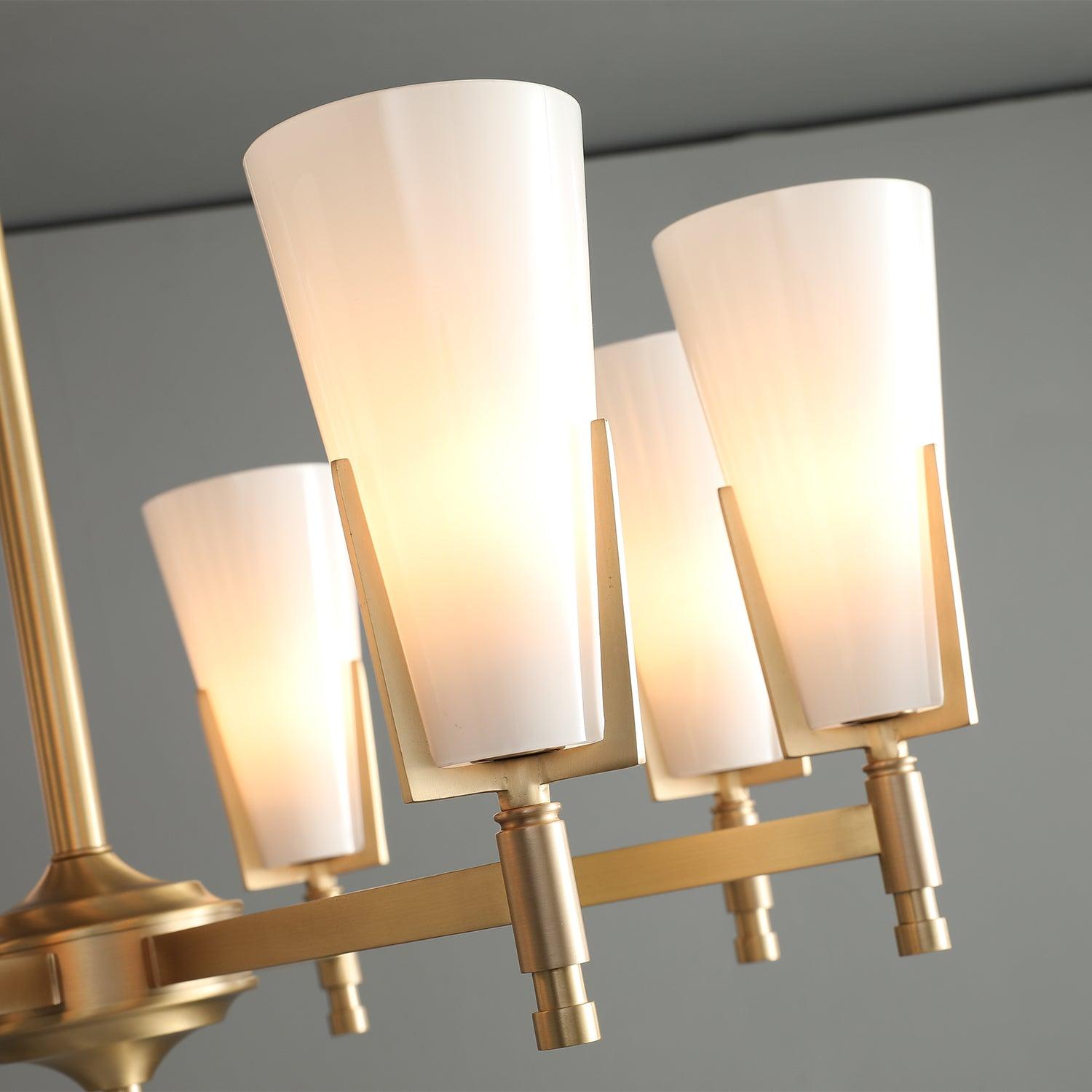 Gleam Luxus Messing Kronleuchter-Letslighting