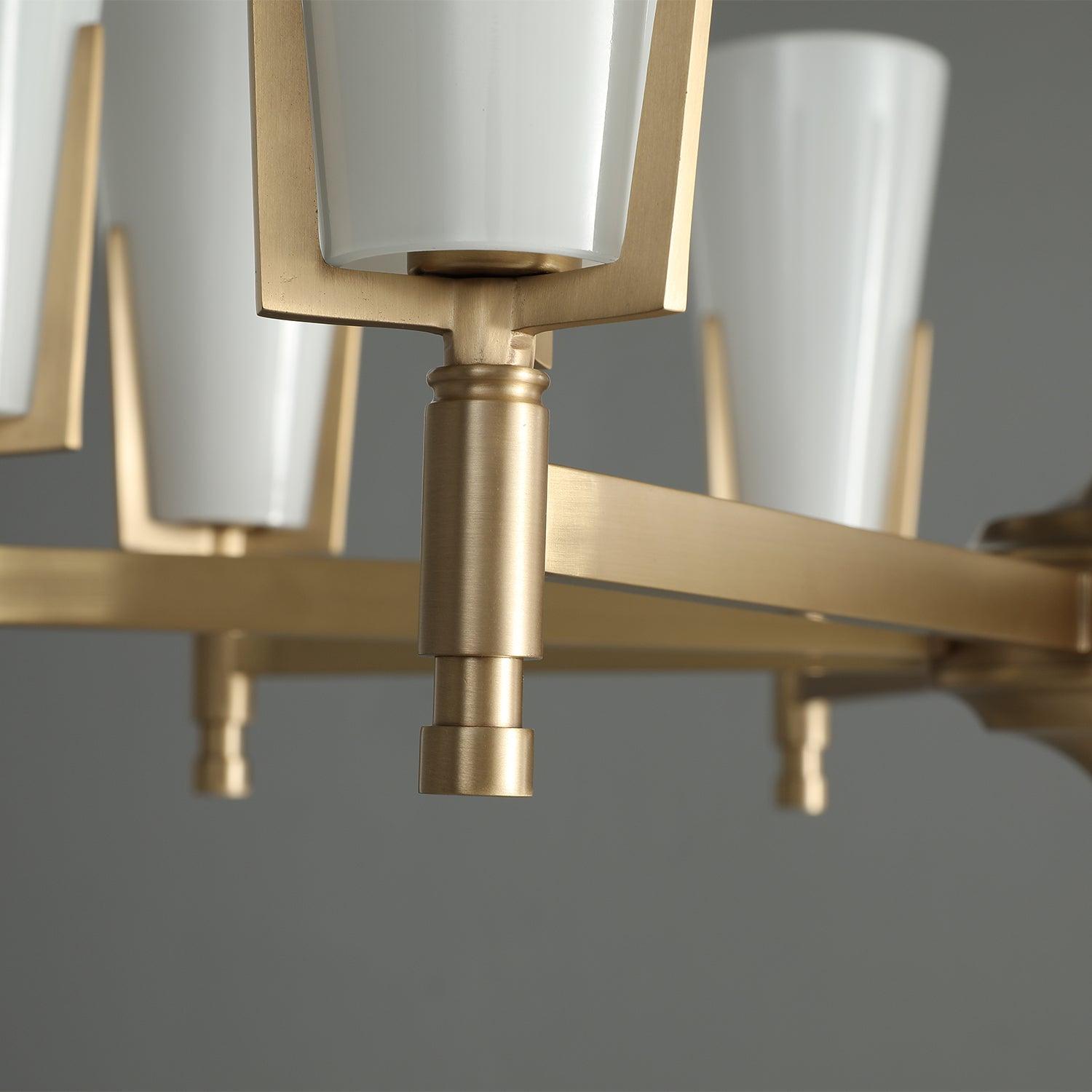 Gleam Luxus Messing Kronleuchter-Letslighting