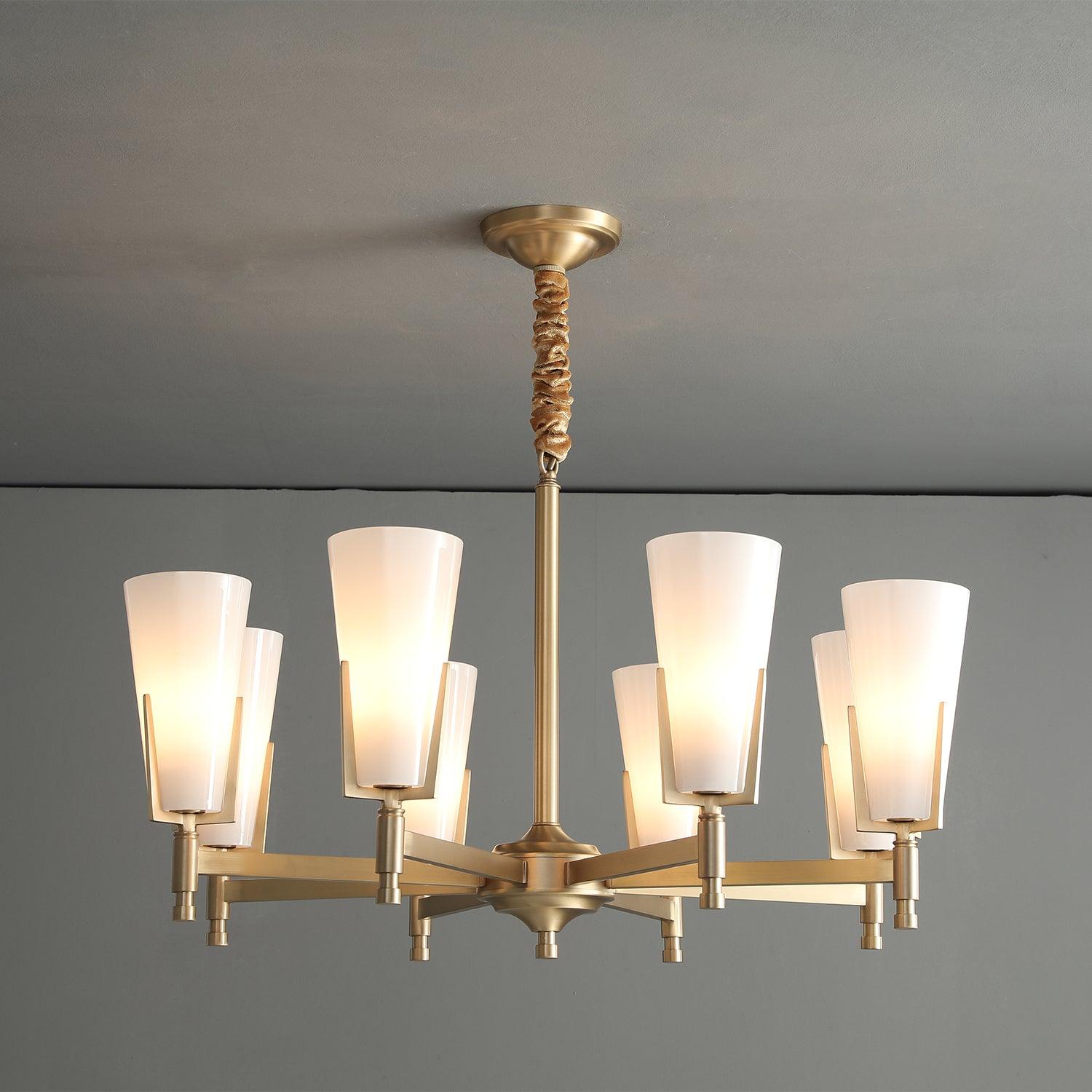 Gleam Luxus Messing Kronleuchter-Letslighting
