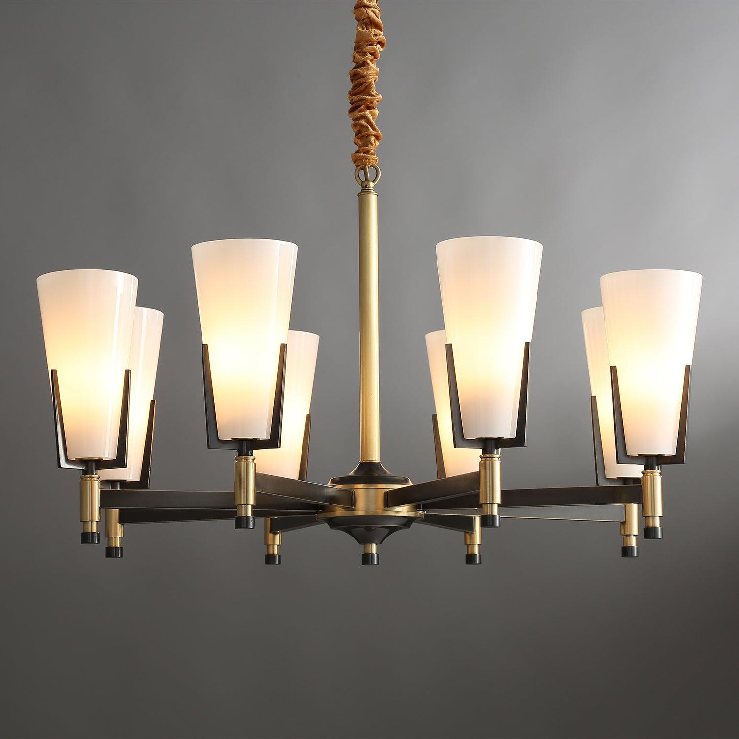 Gleam Luxus Messing Kronleuchter-Letslighting