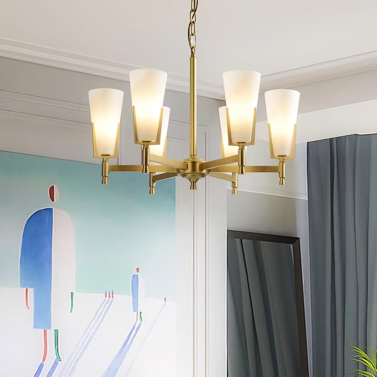 Gleam Luxus Messing Kronleuchter-Letslighting