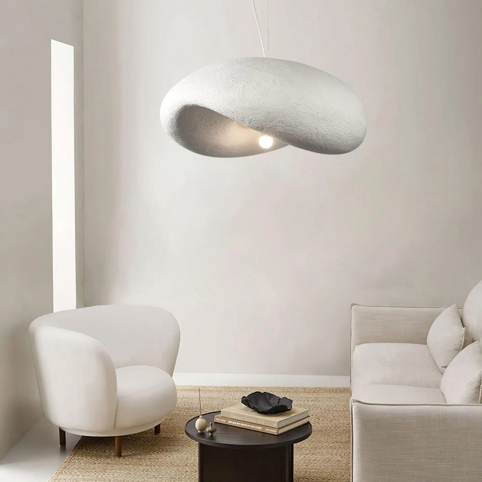 Avi Modern Pendelleuchte Wolken, Weiß, Schlafzimmer