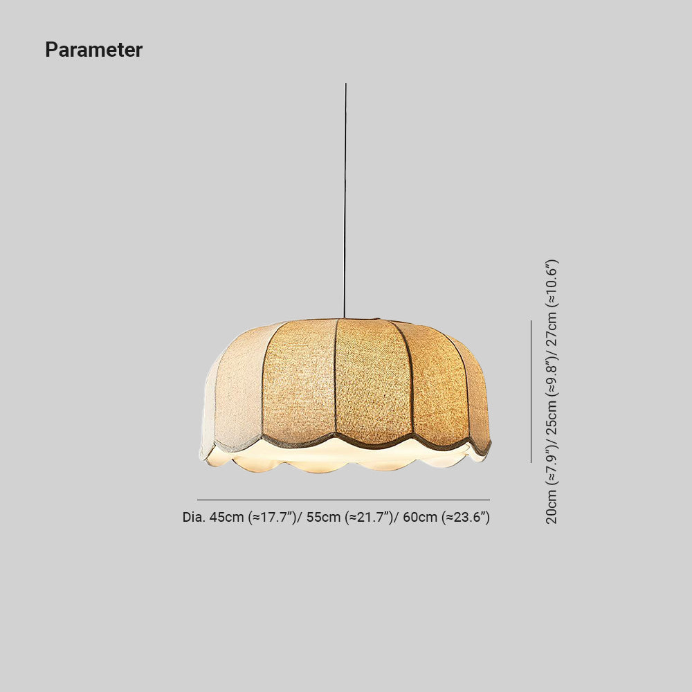 Sora Pendelleuchte mit Bananenblatt-Design