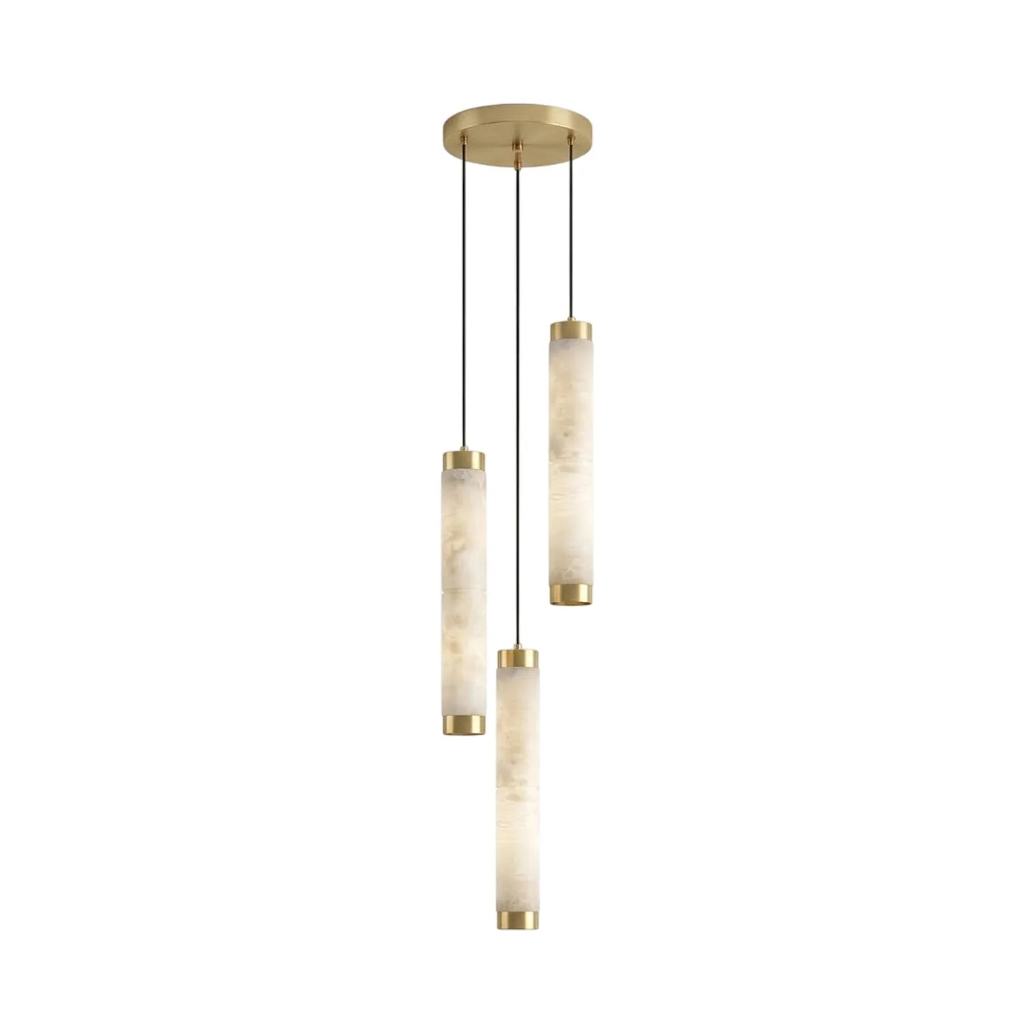 Lira Zylindrisch Alabaster Pendelleuchte-Letslighting