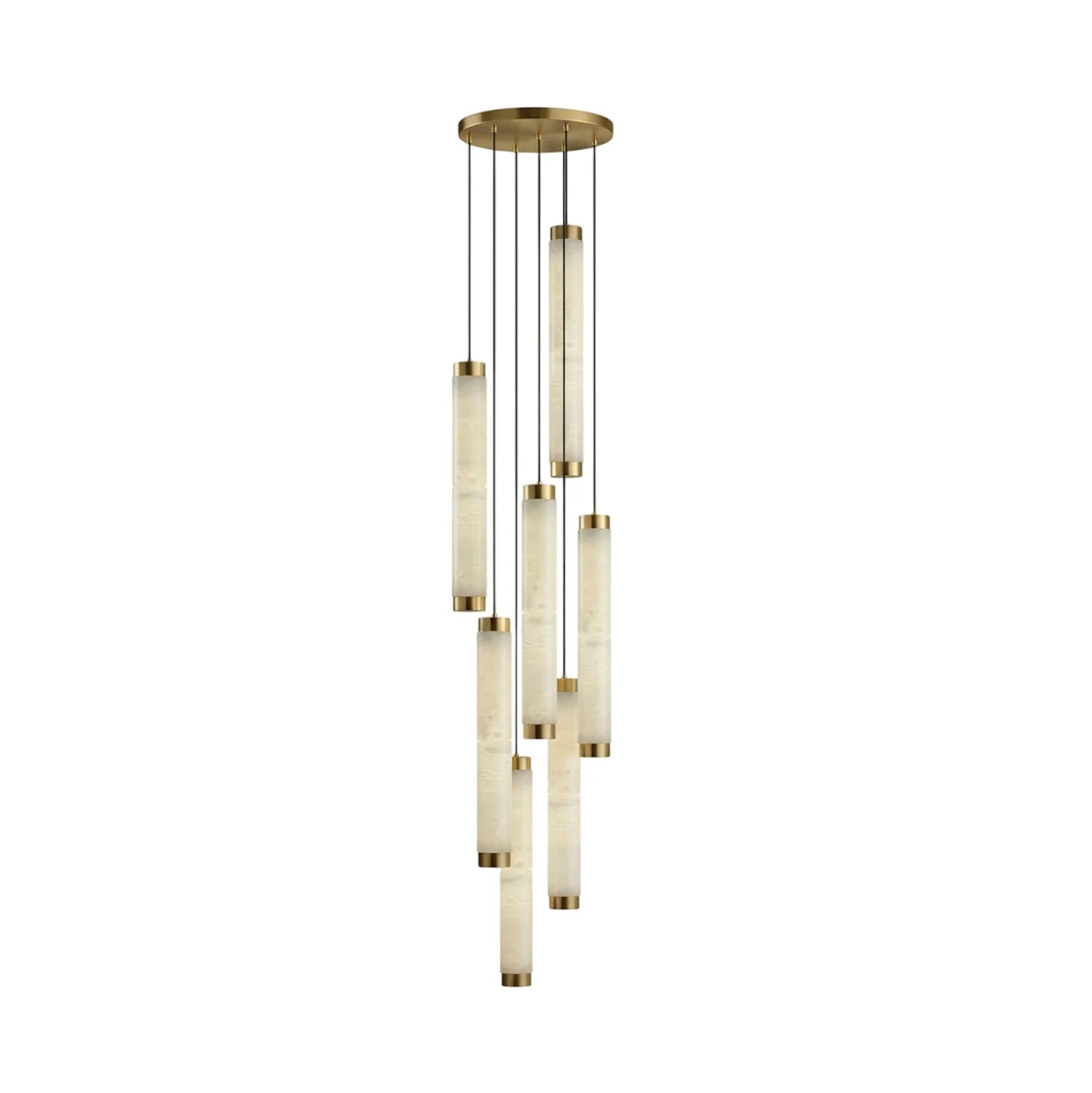Lira Zylindrisch Alabaster Pendelleuchte-Letslighting