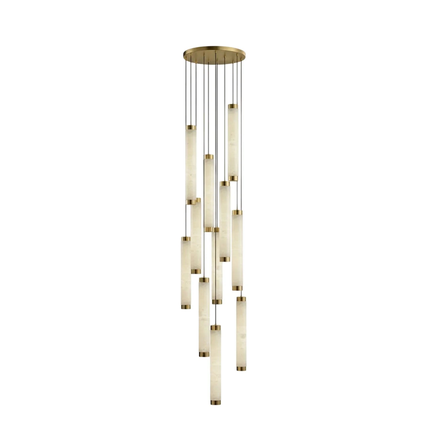 Lira Zylindrisch Alabaster Pendelleuchte-Letslighting