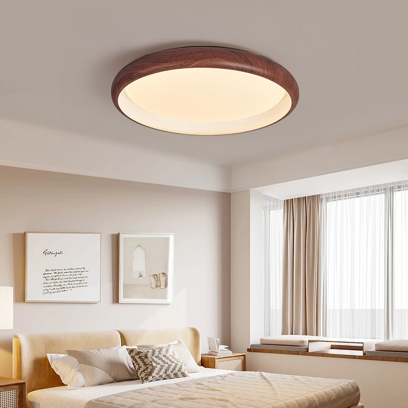 Zesolis Modern Minimalistisch Walnuss Deckenleuchte-Letslighting