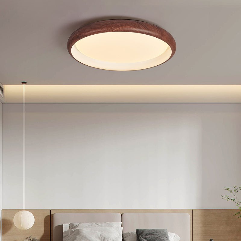 Zesolis Modern Minimalistisch Walnuss Deckenleuchte-Letslighting