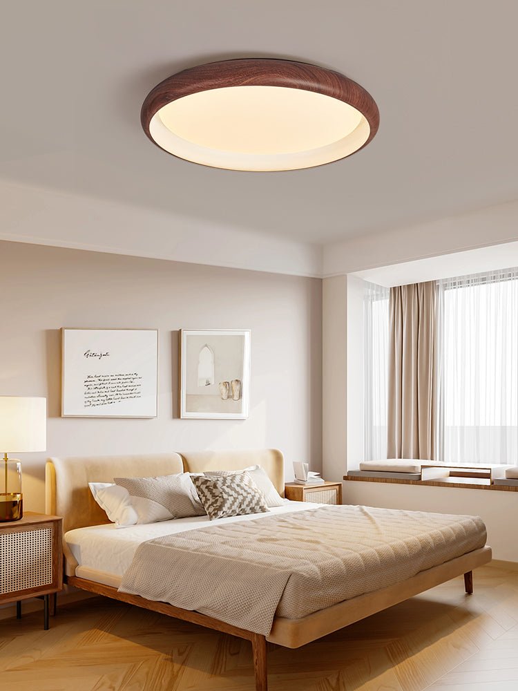 Zesolis Modern Minimalistisch Walnuss Deckenleuchte-Letslighting