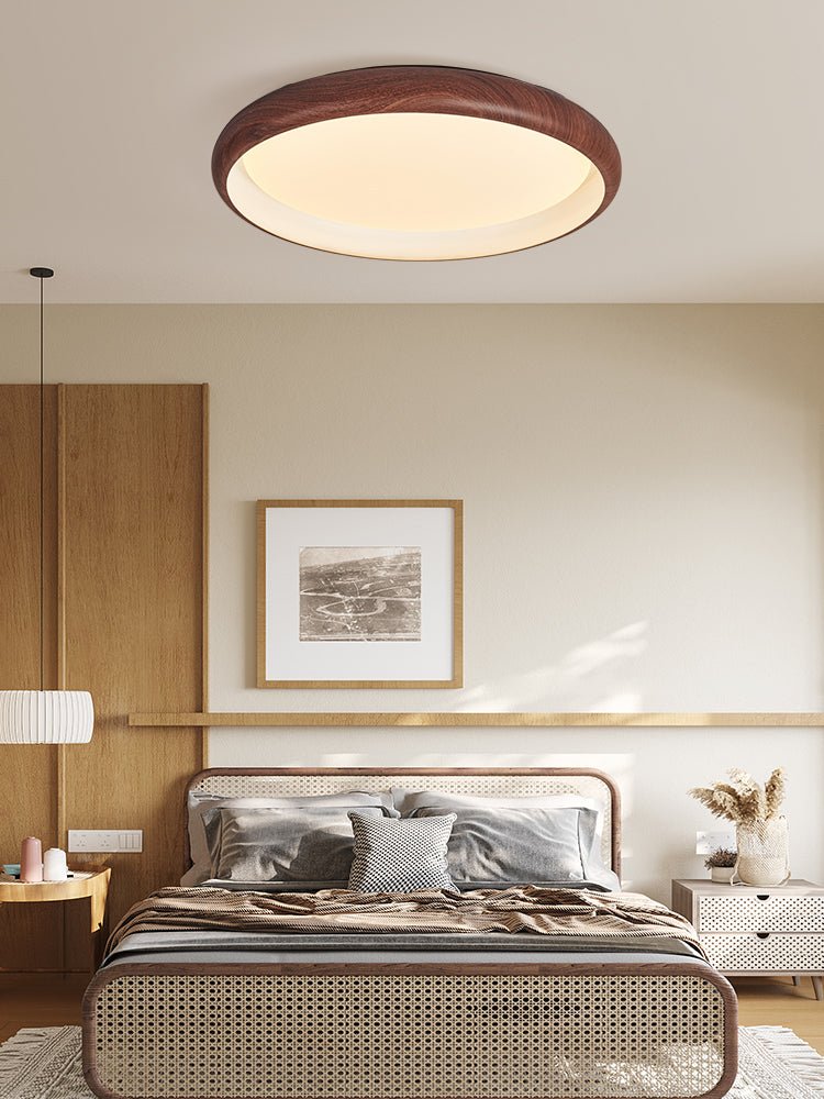 Zesolis Modern Minimalistisch Walnuss Deckenleuchte-Letslighting