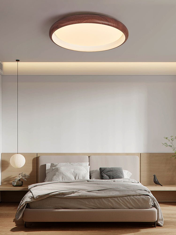 Zesolis Modern Minimalistisch Walnuss Deckenleuchte-Letslighting