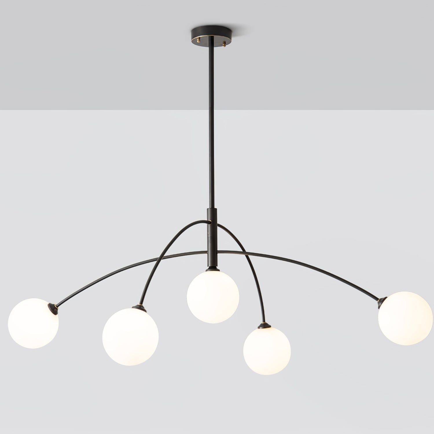 Lustra Kronleuchter Valentina Bogen Messing Elegant-Letslighting