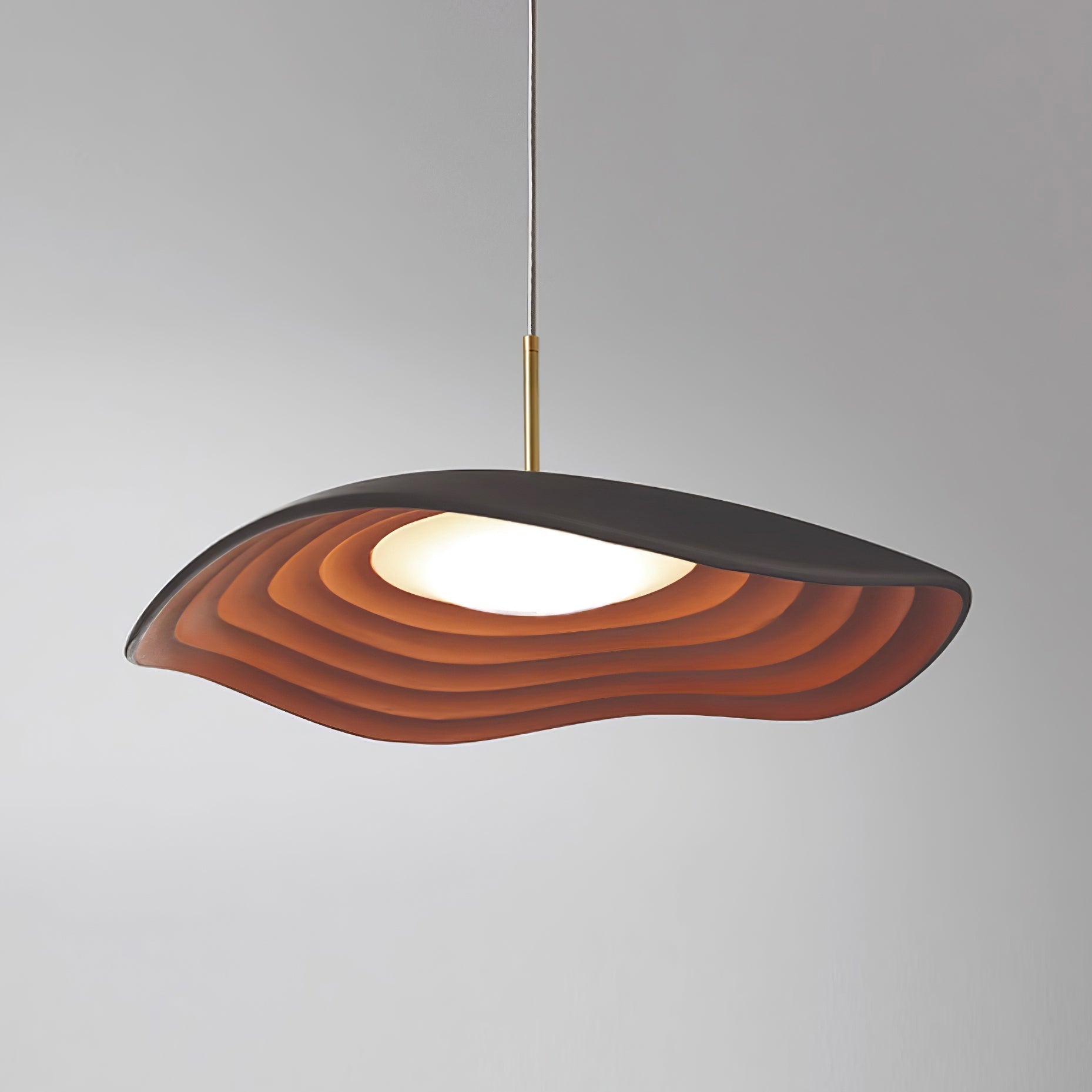 Ovelis Pendelleuchte Modern Welle Gold-Letslighting