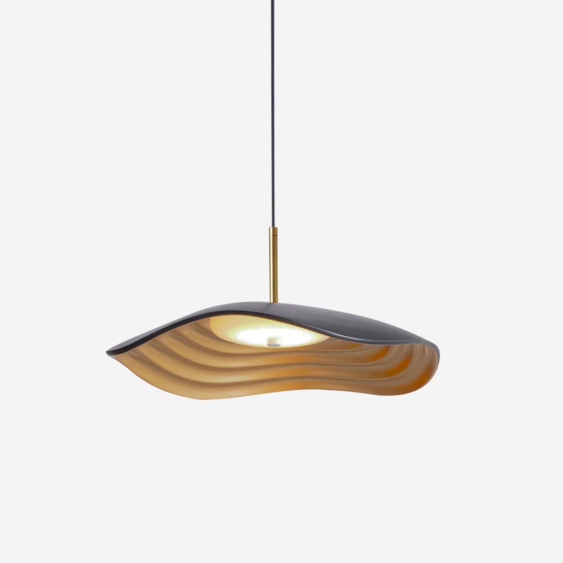 Ovelis Pendelleuchte Modern Welle Gold-Letslighting