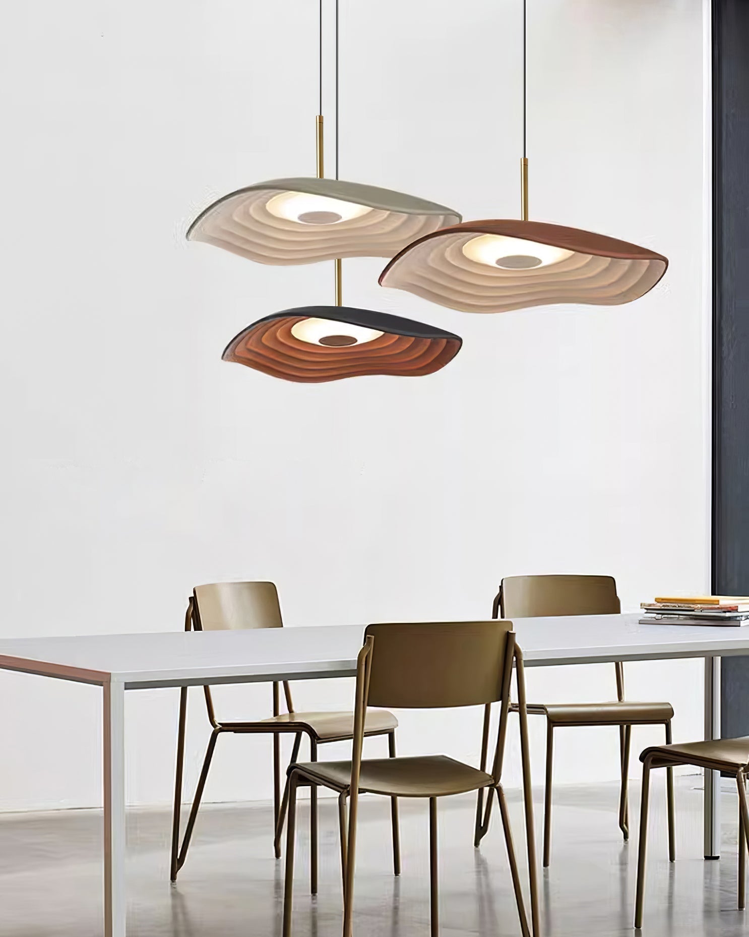 Ovelis Pendelleuchte Modern Welle Gold-Letslighting
