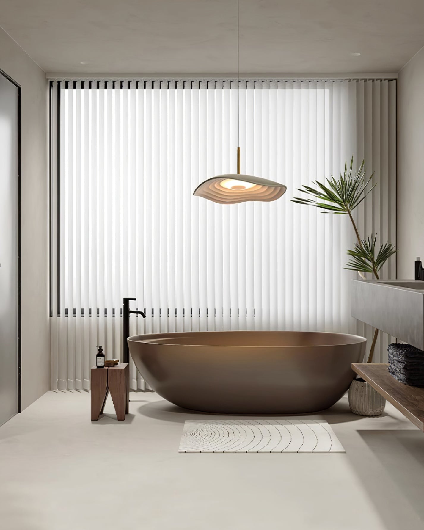 Ovelis Pendelleuchte Modern Welle Gold-Letslighting
