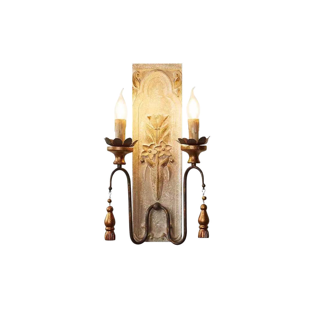 Elsoris Holz Postmodern Luxus Wandleuchte-Letslighting
