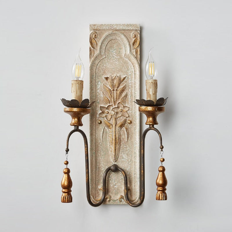 Elsoris Holz Postmodern Luxus Wandleuchte-Letslighting