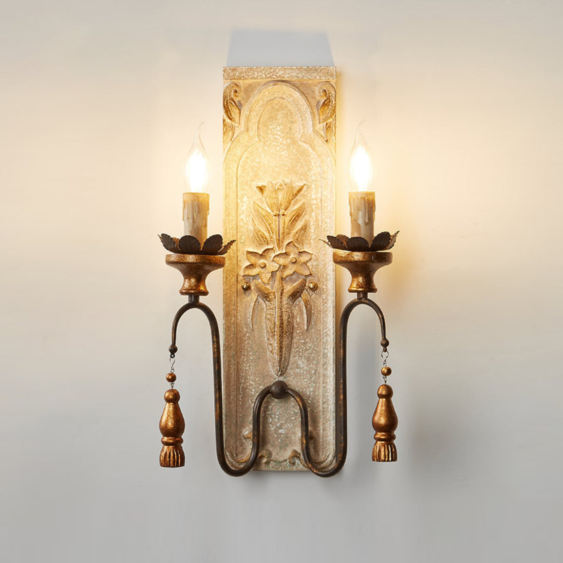 Elsoris Holz Postmodern Luxus Wandleuchte-Letslighting