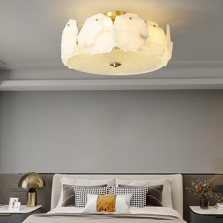 Amara Alabaster Flush Mount Ceiling Light - Neutralighting