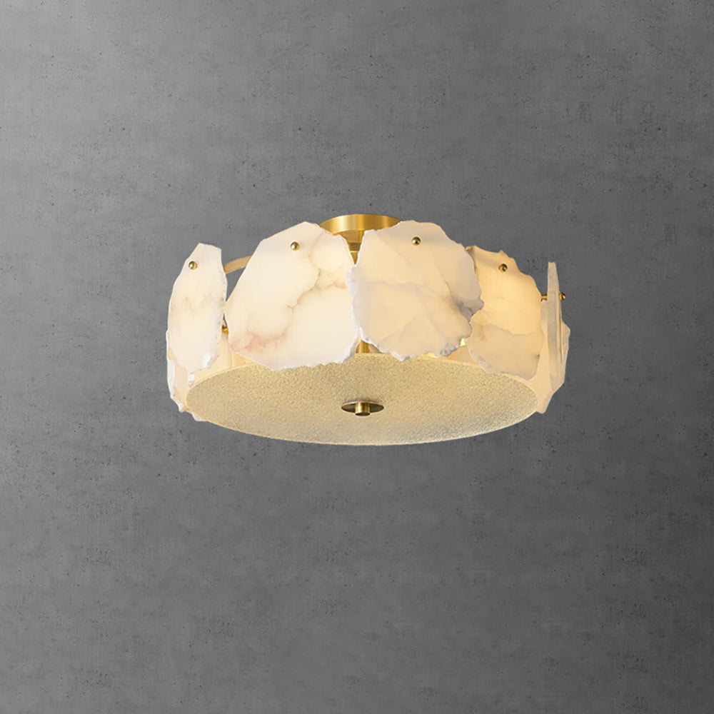 Amara Alabaster Flush Mount Ceiling Light - Neutralighting