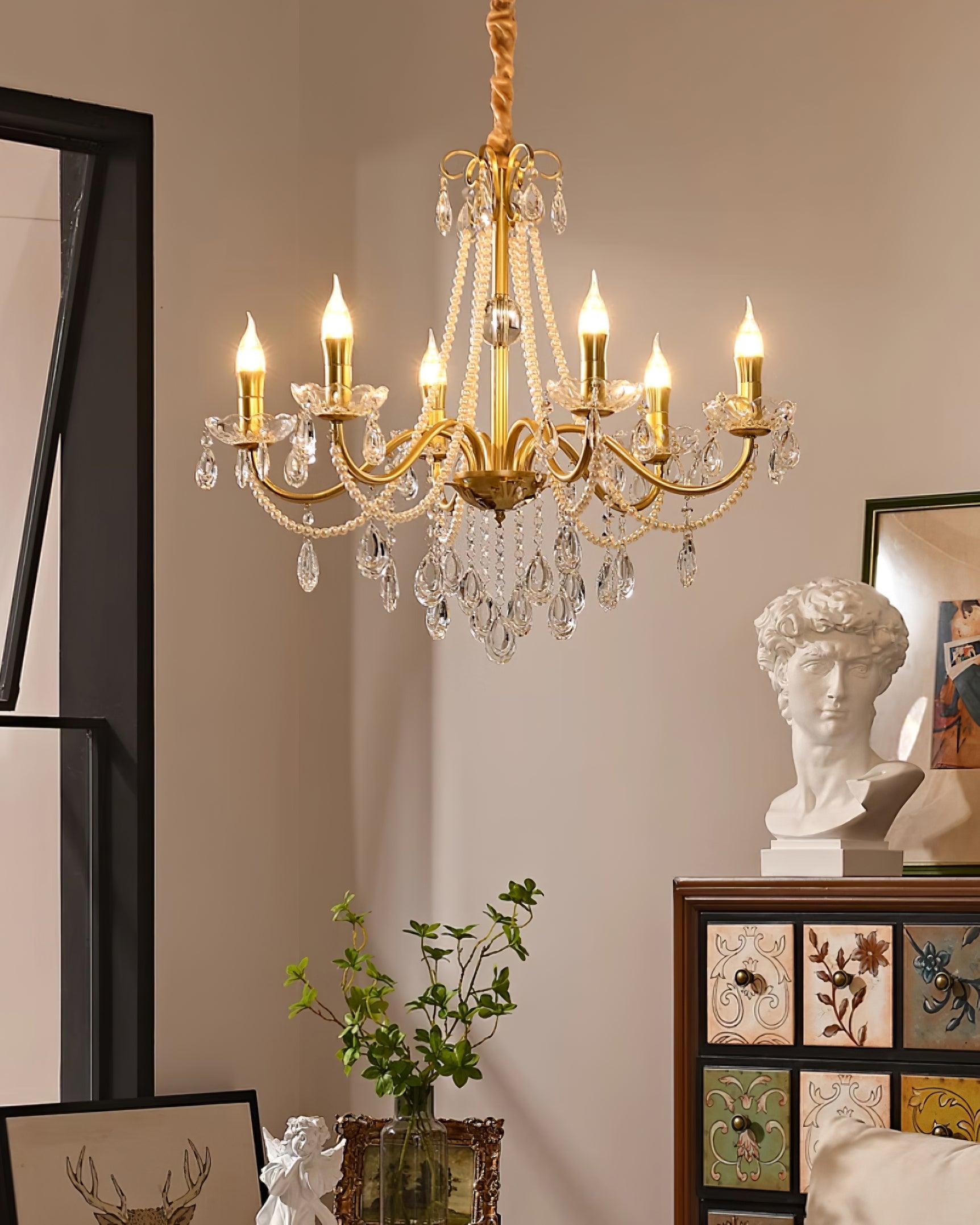 Elysion Gold Kristall Kronleuchter-Letslighting
