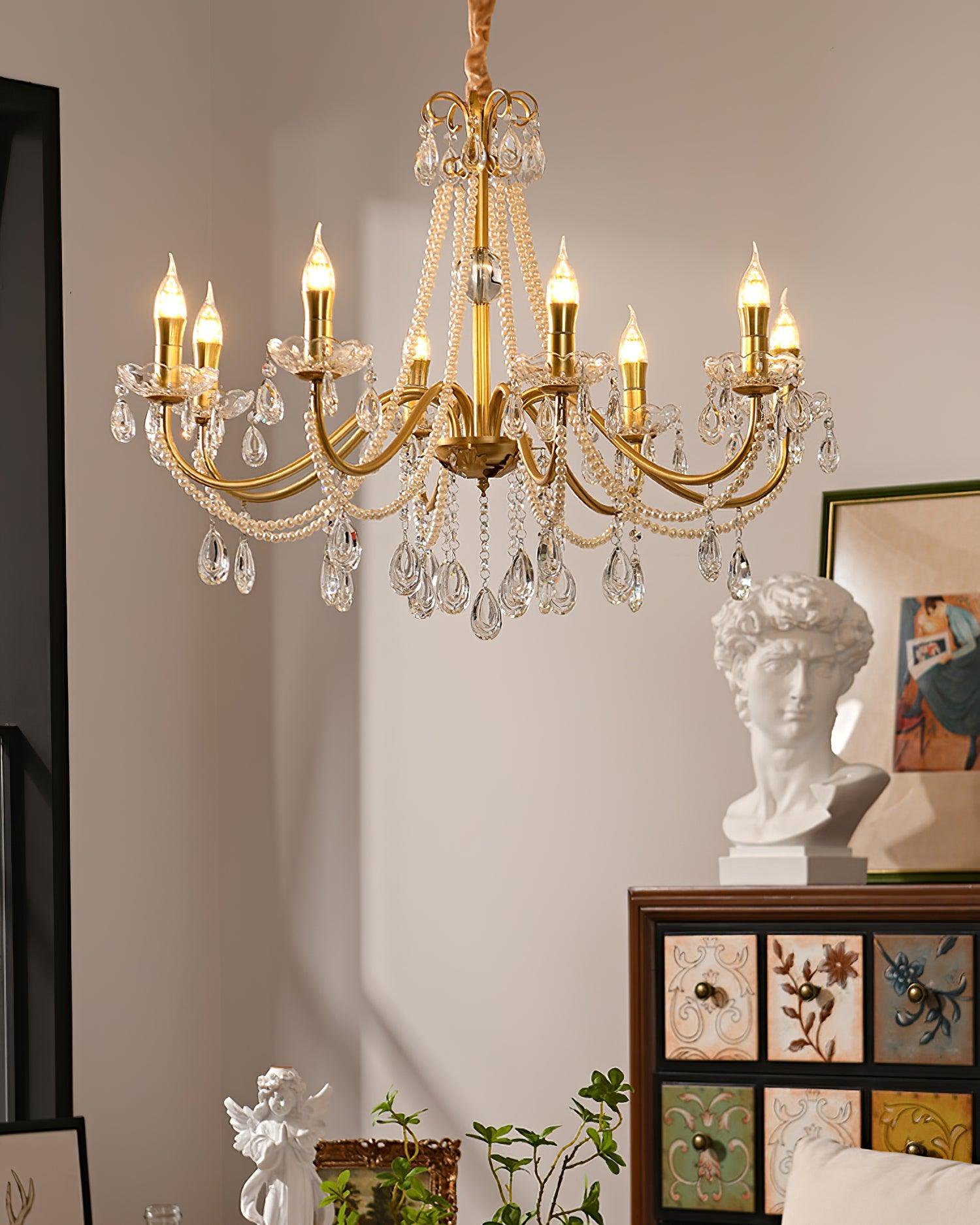 Elysion Gold Kristall Kronleuchter-Letslighting