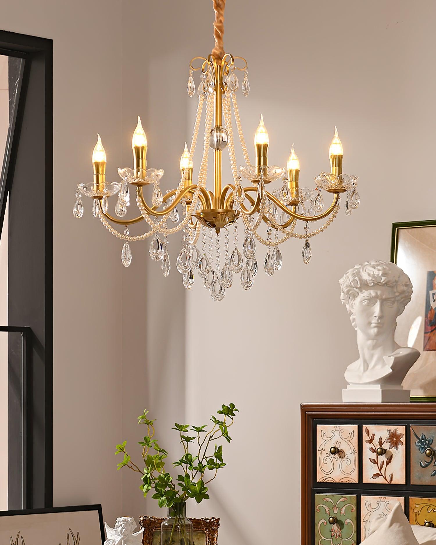 Elysion Gold Kristall Kronleuchter-Letslighting
