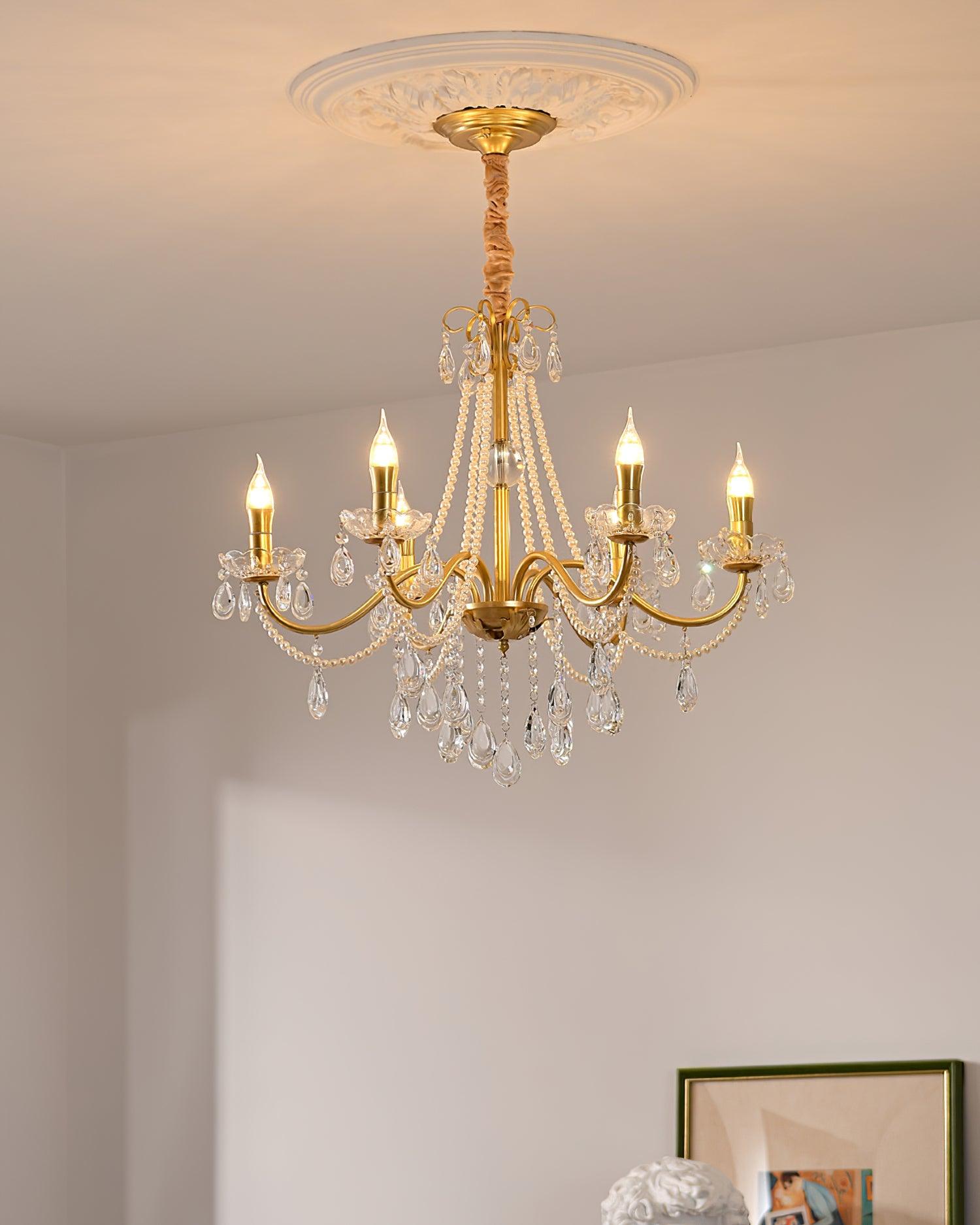 Elysion Gold Kristall Kronleuchter-Letslighting