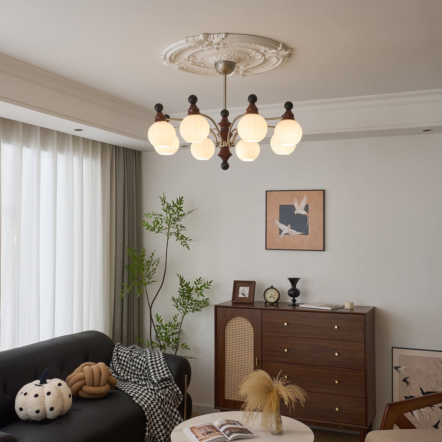 Zosilara Traditioneller Eleganter Holzkronleuchter-Letslighting