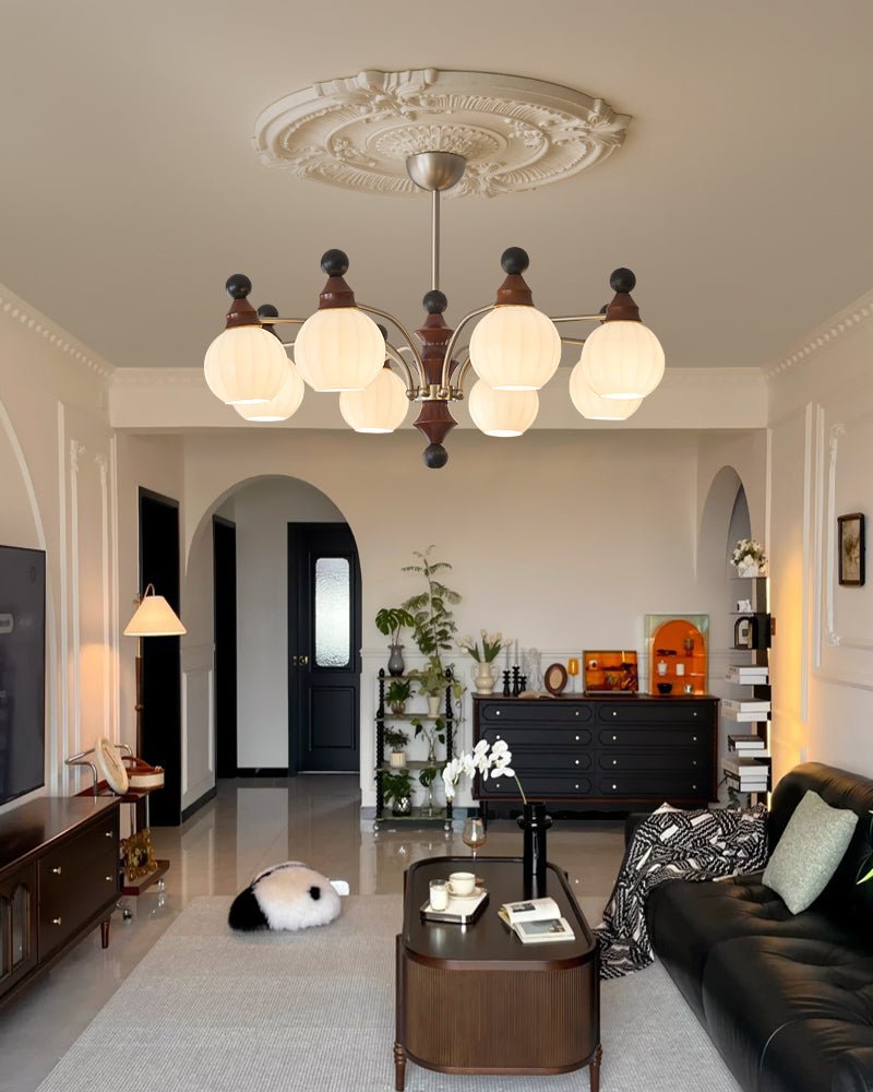 Zosilara Traditioneller Eleganter Holzkronleuchter-Letslighting