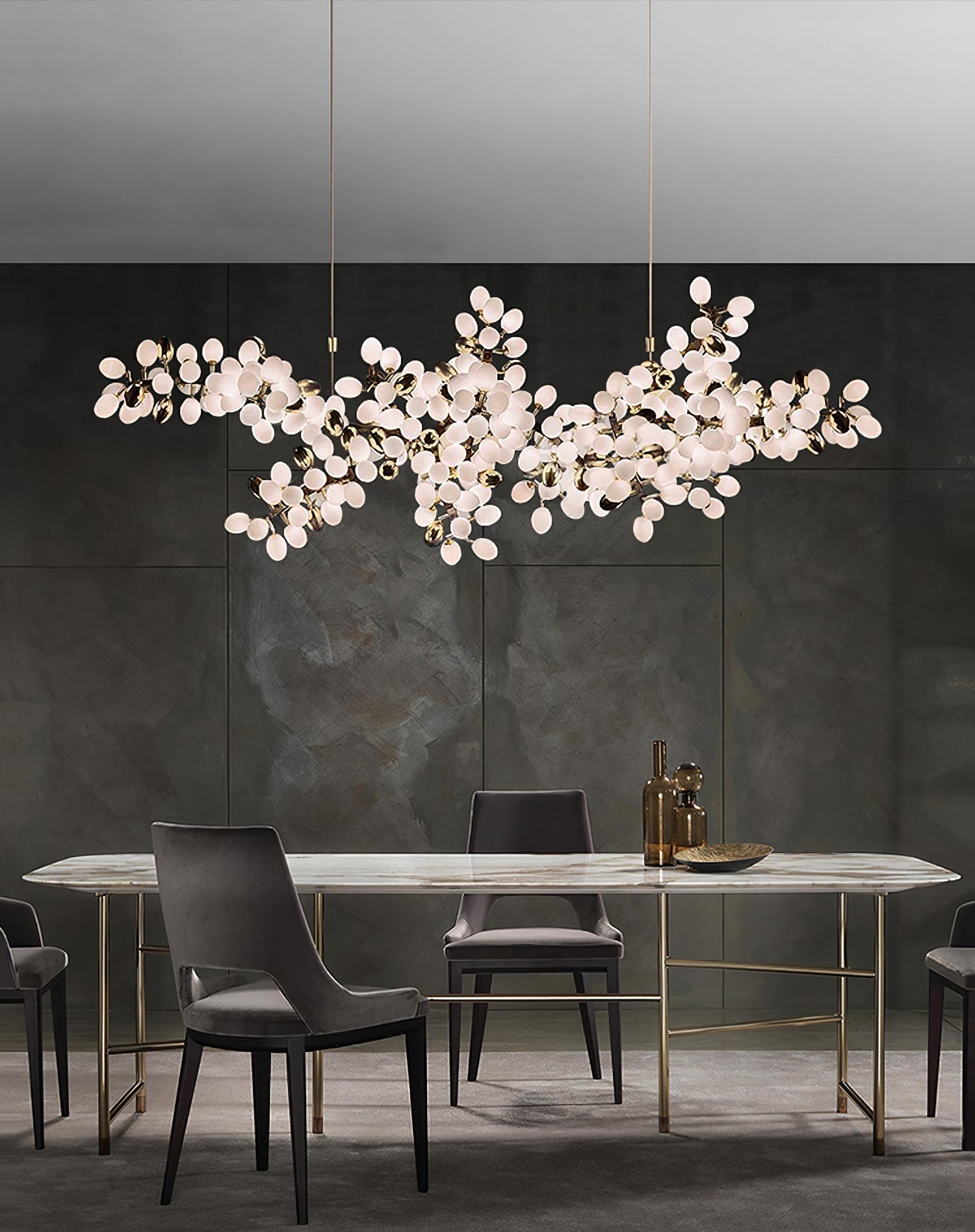 Cithaila Postmoderner Luxus Trauben Glas Kronleuchter-Letslighting