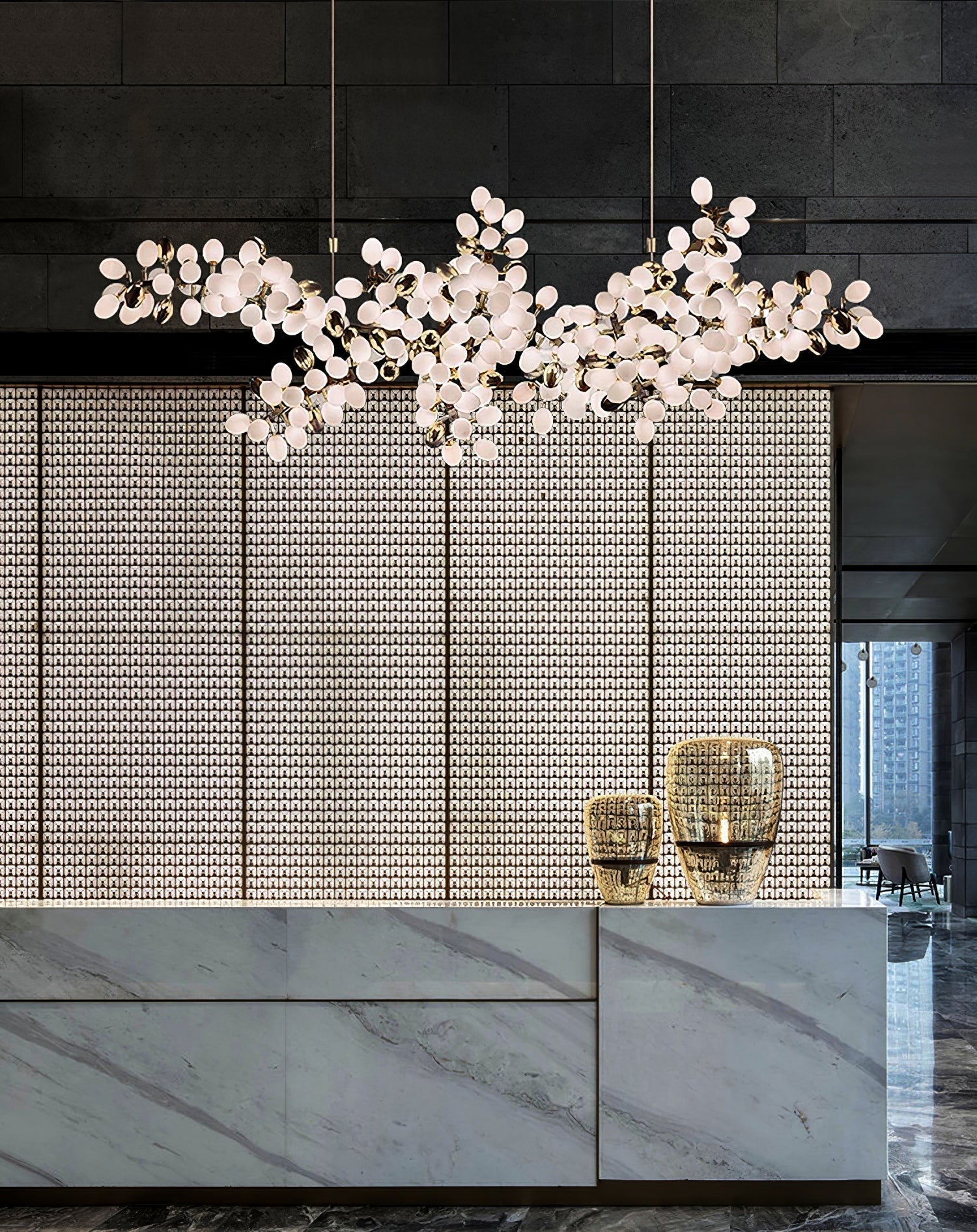Cithaila Postmoderner Luxus Trauben Glas Kronleuchter-Letslighting