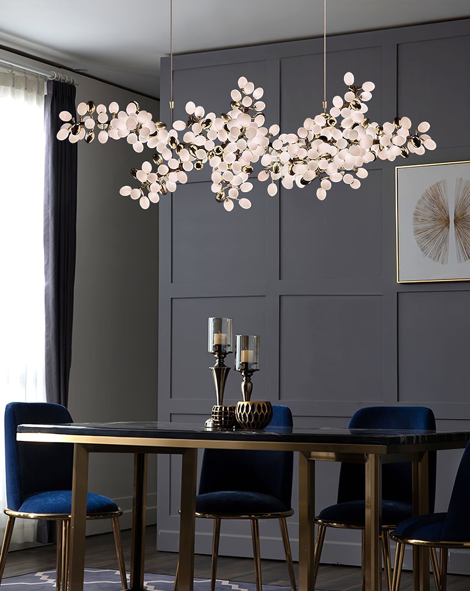 Cithaila Postmoderner Luxus Trauben Glas Kronleuchter-Letslighting