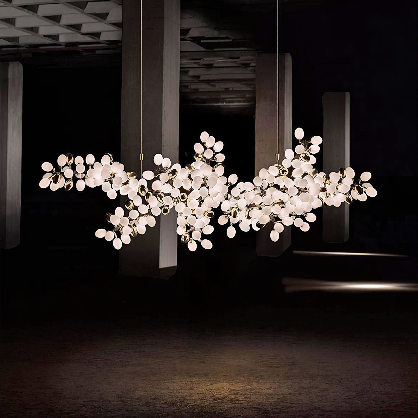 Cithaila Postmoderner Luxus Trauben Glas Kronleuchter-Letslighting