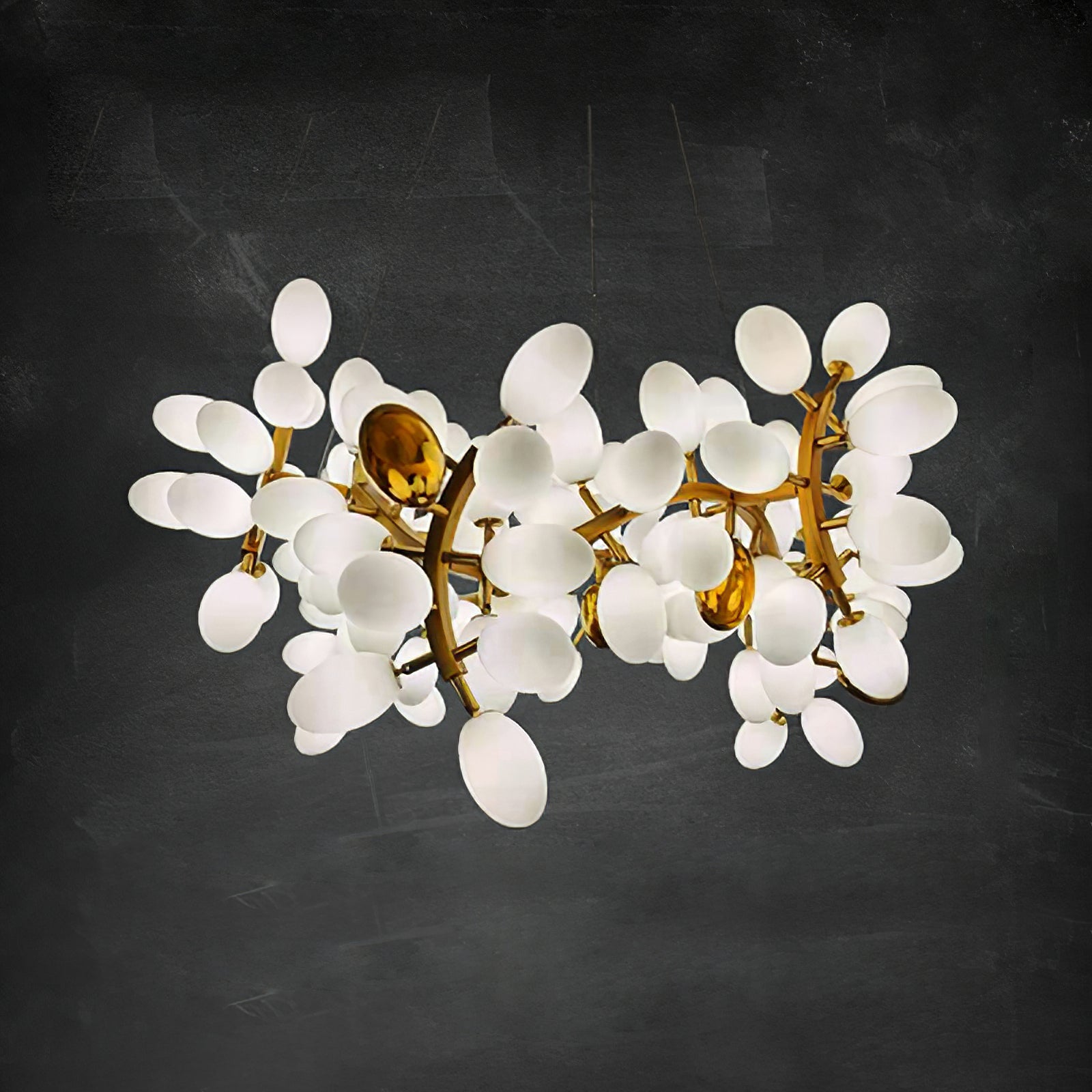 Cithaila Postmoderner Luxus Trauben Glas Kronleuchter-Letslighting