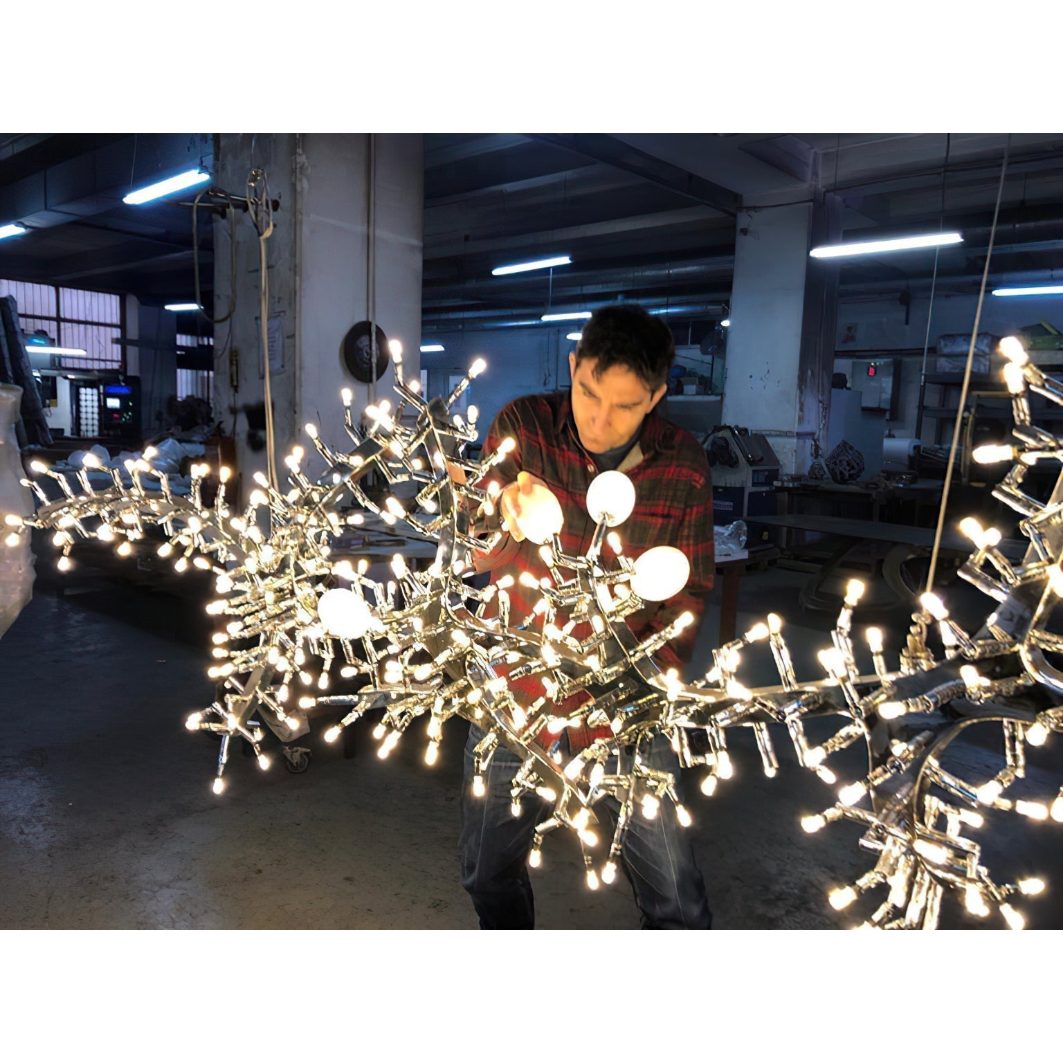 Cithaila Postmoderner Luxus Trauben Glas Kronleuchter-Letslighting
