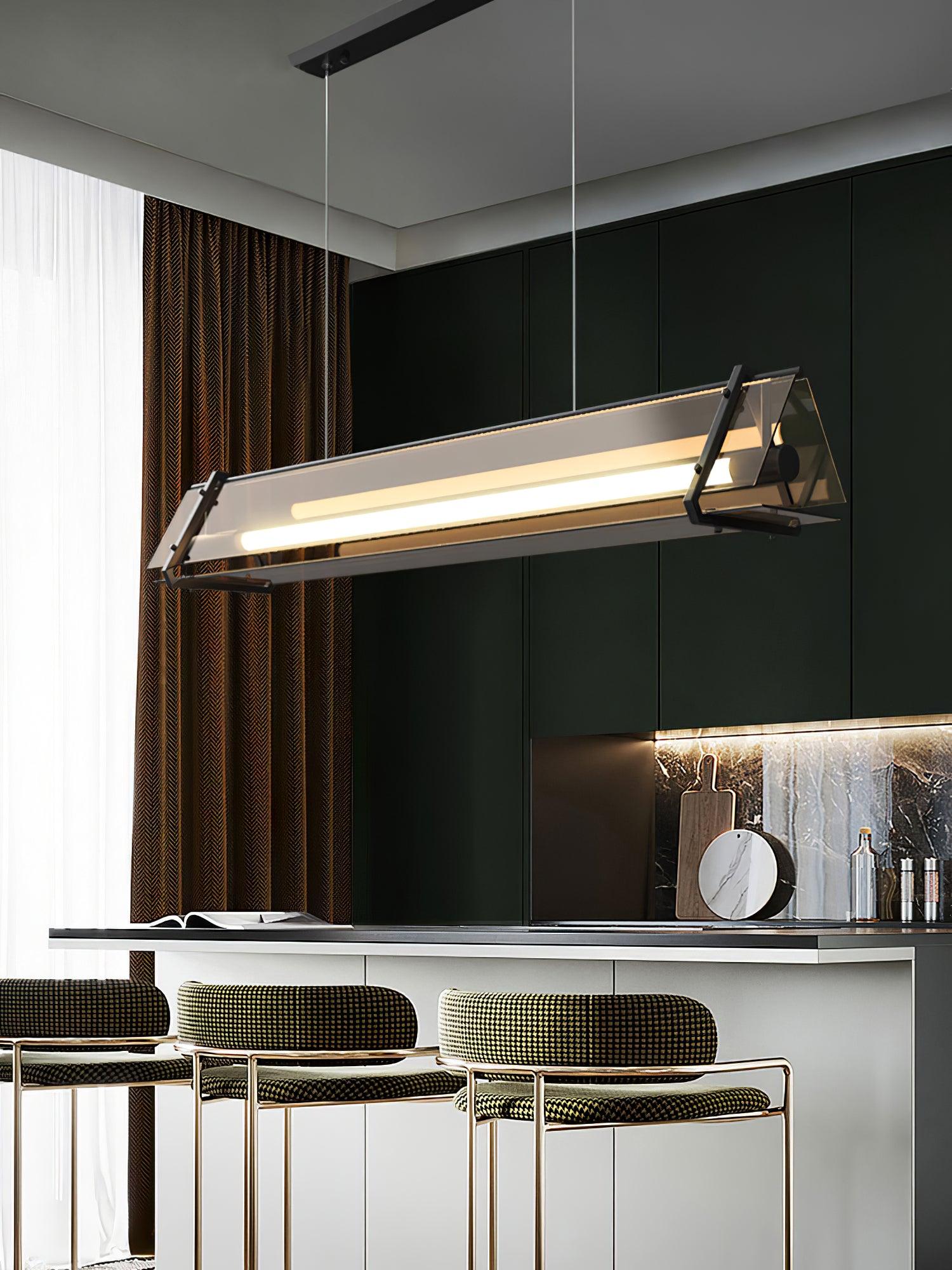 Lunaris Glas Minimalistische Pendelleuchte-Letslighting
