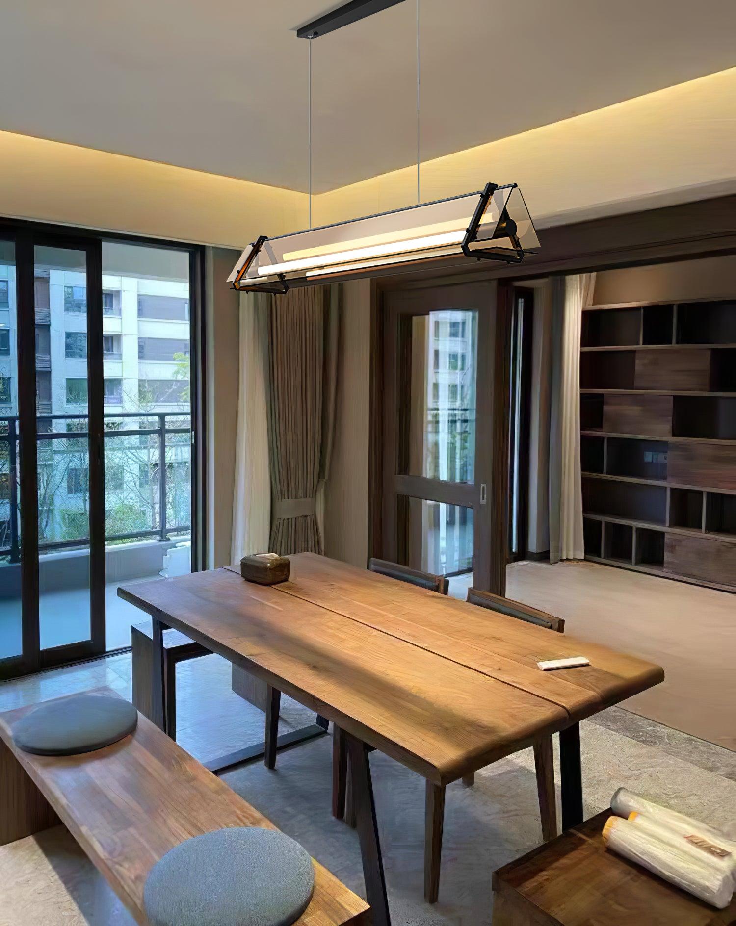 Lunaris Glas Minimalistische Pendelleuchte-Letslighting