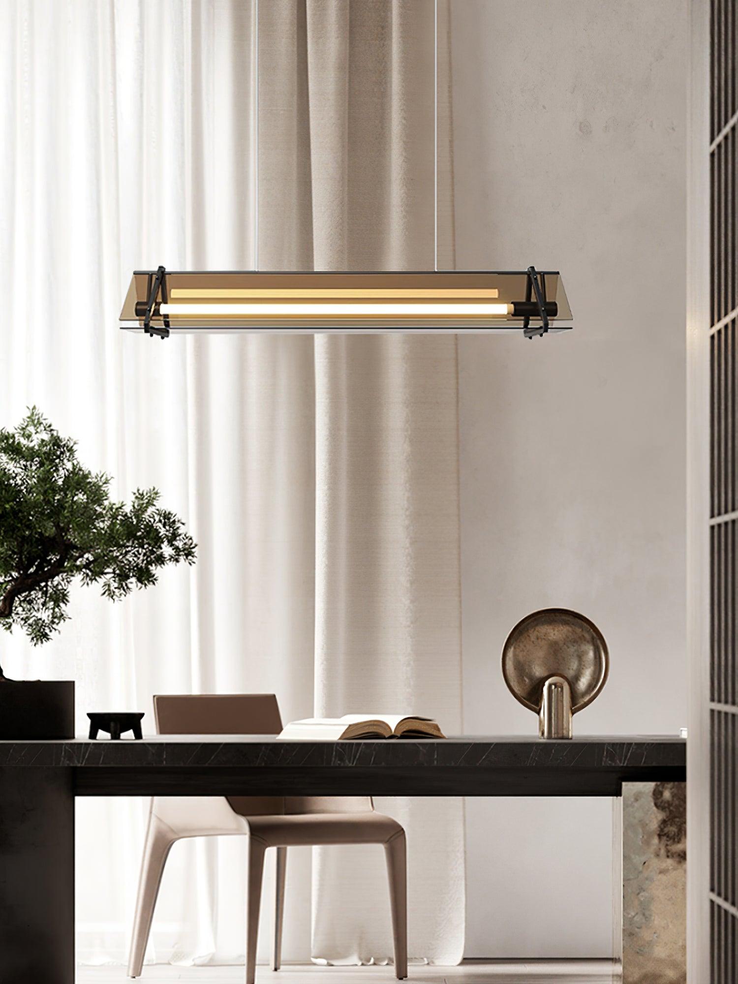 Lunaris Glas Minimalistische Pendelleuchte-Letslighting