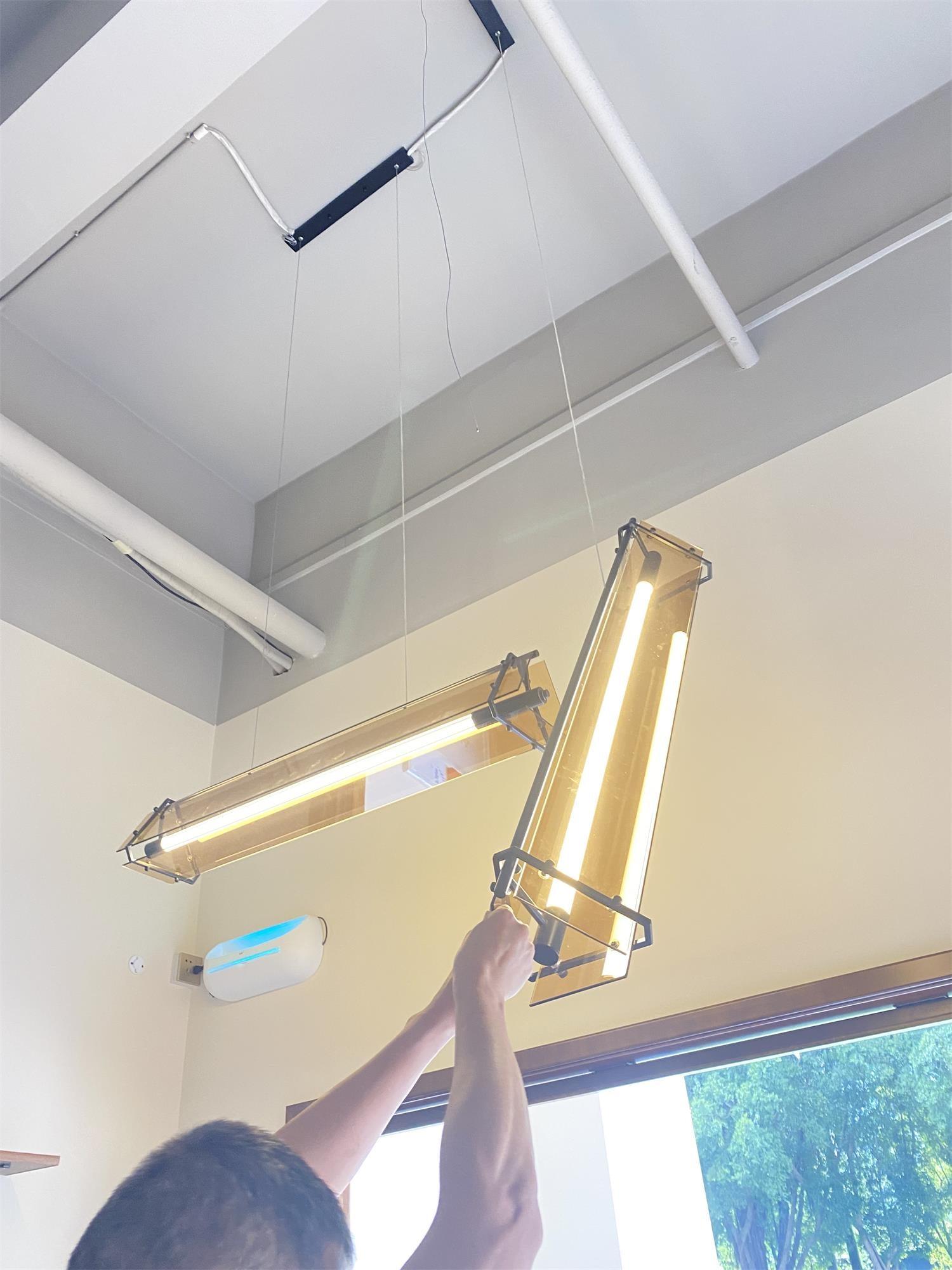 Lunaris Glas Minimalistische Pendelleuchte-Letslighting